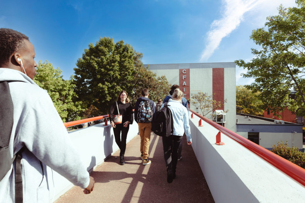 Normandie Apprentis sur la passerelle du CFAie