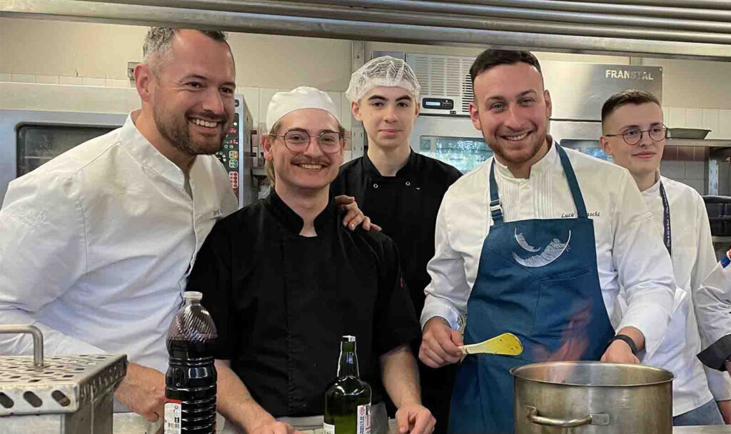MasterClass David Gallienne avec nos apprentis en cuisine - CFAie