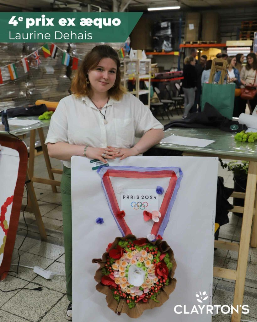 Laurine, apprentie fleuriste au CFAie - Clayrton's Academy