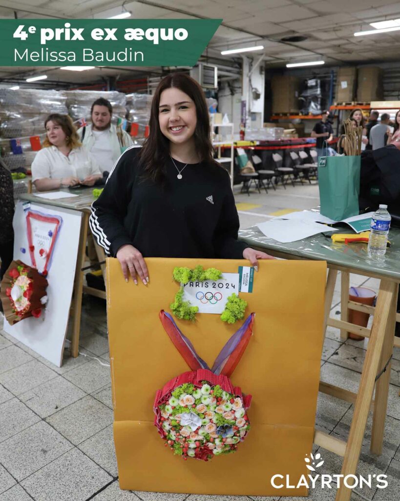 Mélissa, apprentie fleuriste au CFAie - Clayrton's Academy