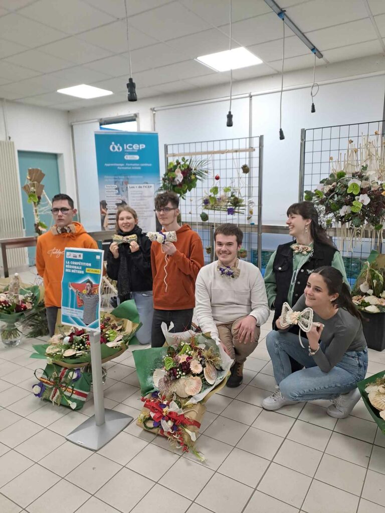 Concours Worldskills - apprenti fleuriste CFAie médaille d'argent