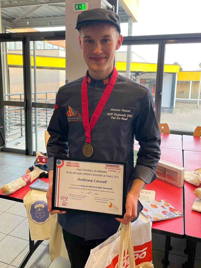 Antoine LOUVET Finale régionale MAF Boucherie 2025 - CFAie