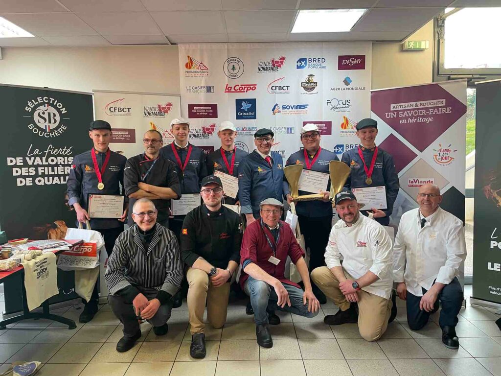 candidats et jury Finale régionale MAF Boucherie 2025 - CFAie