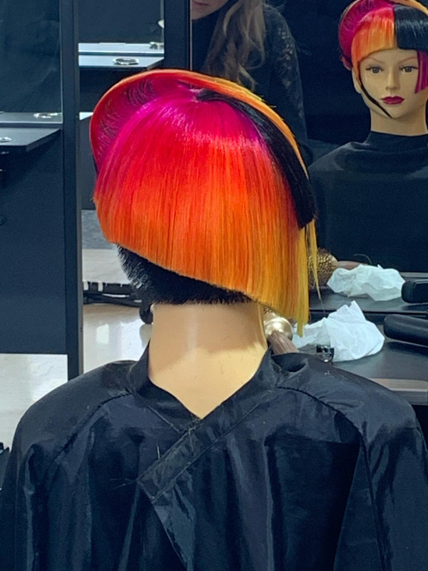 Clara CAPET coupe artistique - Concours 2025 pôle coiffure CFAie
