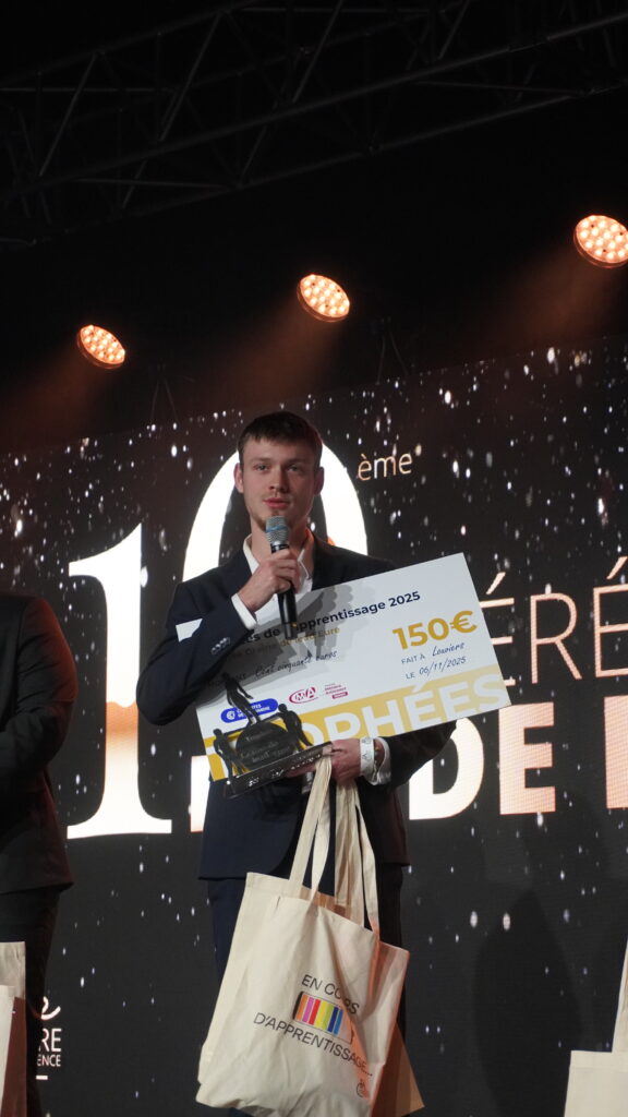 Mathys HAMEL - lauréat du Trophée Graine de Lead'Eure
