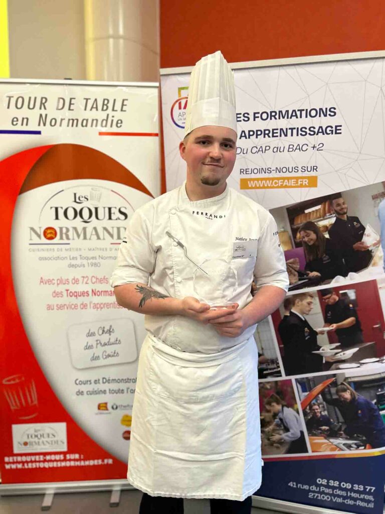 Mathew ARNAUDIN, BP Cuisine Ferrandi CFAie